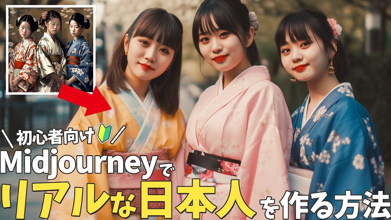 How to generate cute Japanese women in midjourney (for beginners