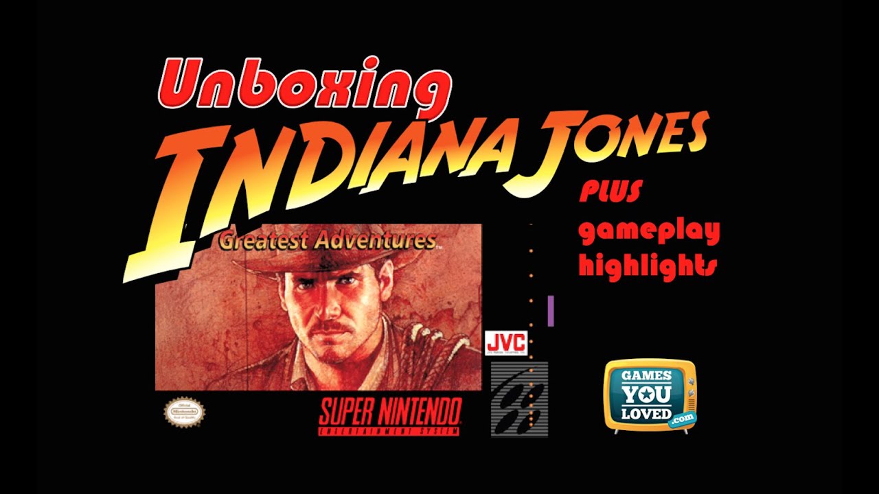 UNBOXING Super Nintendo Indiana Jones PLUS Gameplay Highlights YouTube