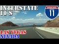I-11 South - Las Vegas - Nevada - 4K Highway Drive