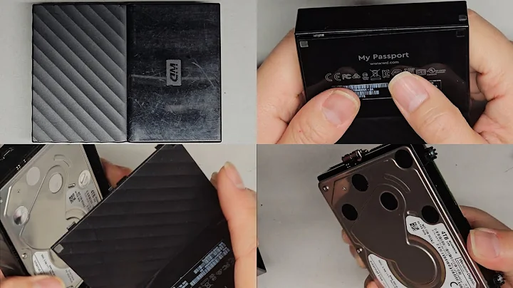 Western Digital WD My Passport Disassembly Hard Drive Removal