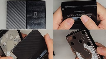 Western Digital WD My Passport Disassembly Hard Drive Removal