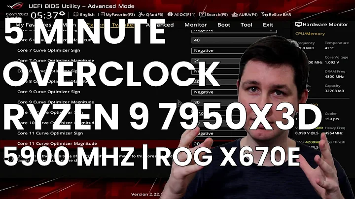 Unlock Maximum Performance with Ryzen 9 7950X3D Overclocking