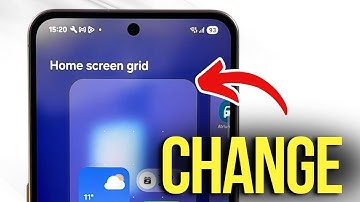 Samsung Galaxy A56 Guide - How to Change the Home Screen Grid Size