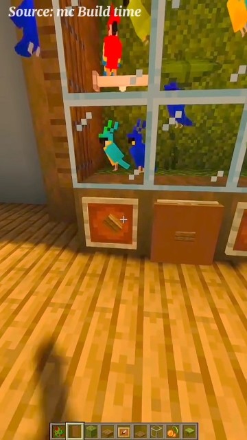 Cara Membuat Kandang Burung Minecraft #build #building #minecraft #minecraftbuilding #shorts