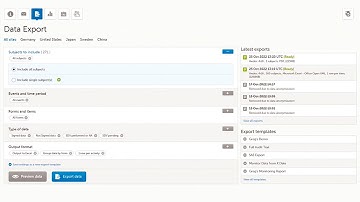 Viedoc Admin: Data exports and extensions