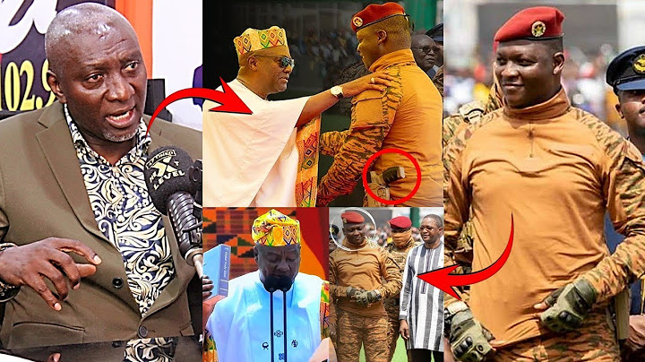 Ghana Should Learn! Farouk Al Wahab Fires On Gṵn-Wearing Burkina Faso President Greeting Prez Mahama