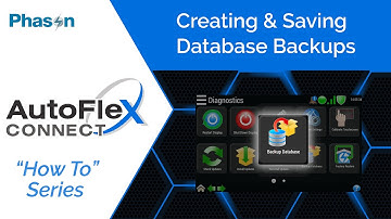 How to Back Up and Restore Your Database in AutoFlex Connect | Phason Controls Tutorial