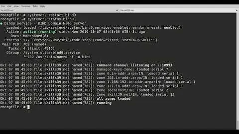 Debian Tutorial : Configure Simple Dynamic DNS using isc-dhcp-server and bind9