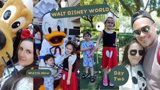 Day Two | Walmart | Chef Mickey's | Disney's Contemporary Resort | Fantasia Gardens Golf | Orlando