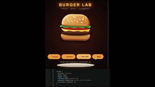 Burger 🍔 using HTML CSS Javascript #coding #javascript #programming