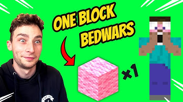 Minecraft Bedwars, but you only get One Block (Challenge)