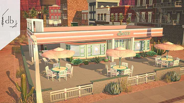 Betty's Ice Cream Parlour | The Sims 4 Speed Build