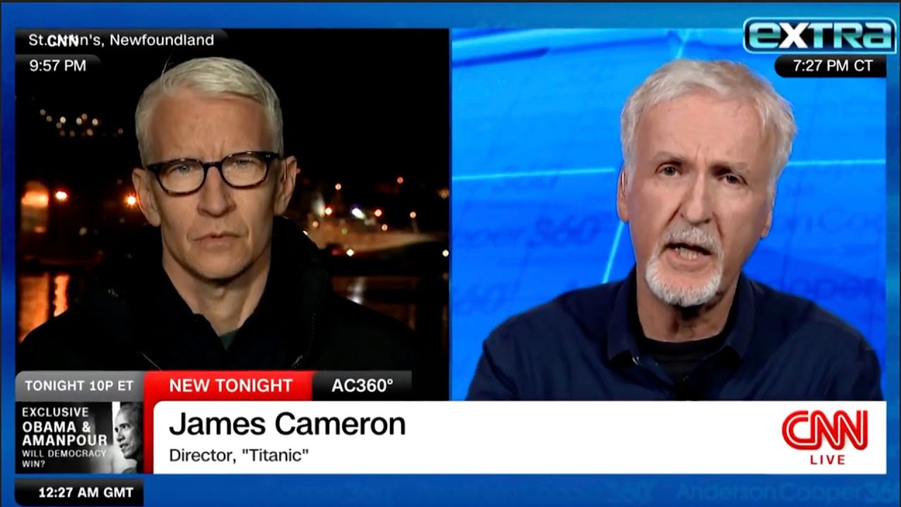 James Cameron BLASTS Titan Sub Tragedy as Repeat of Titanic Disaster