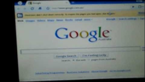 Chromium OS preview on old eee pc