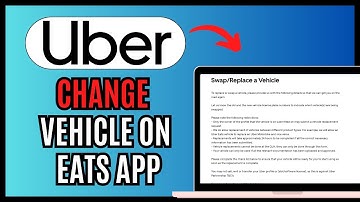 How to CHANGE VEHICLE on UBER EATS APP 2024!