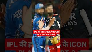 IPL TEAMS AND THEIR LEGENDARY ICONS PART-2🤯