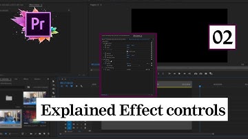 The Effect Controls Panel Explained in Adobe Premiere Pro CC ,(Editing Tutorial)