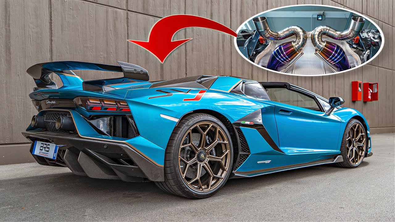 Lamborghini Aventador SVJ with €10,000 Balboni Titanium Exhaust | Start Up, Revs, Accelerations!