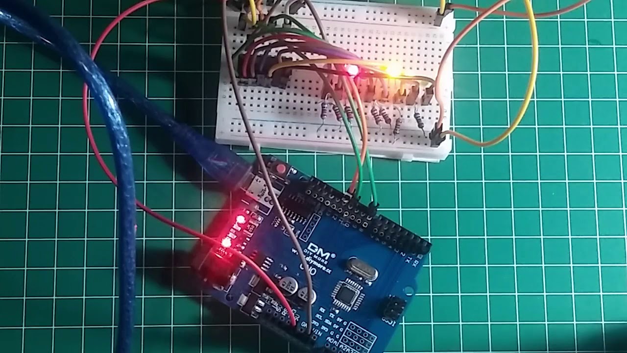 IC 74HC595N IC 74HC595 - YouTube