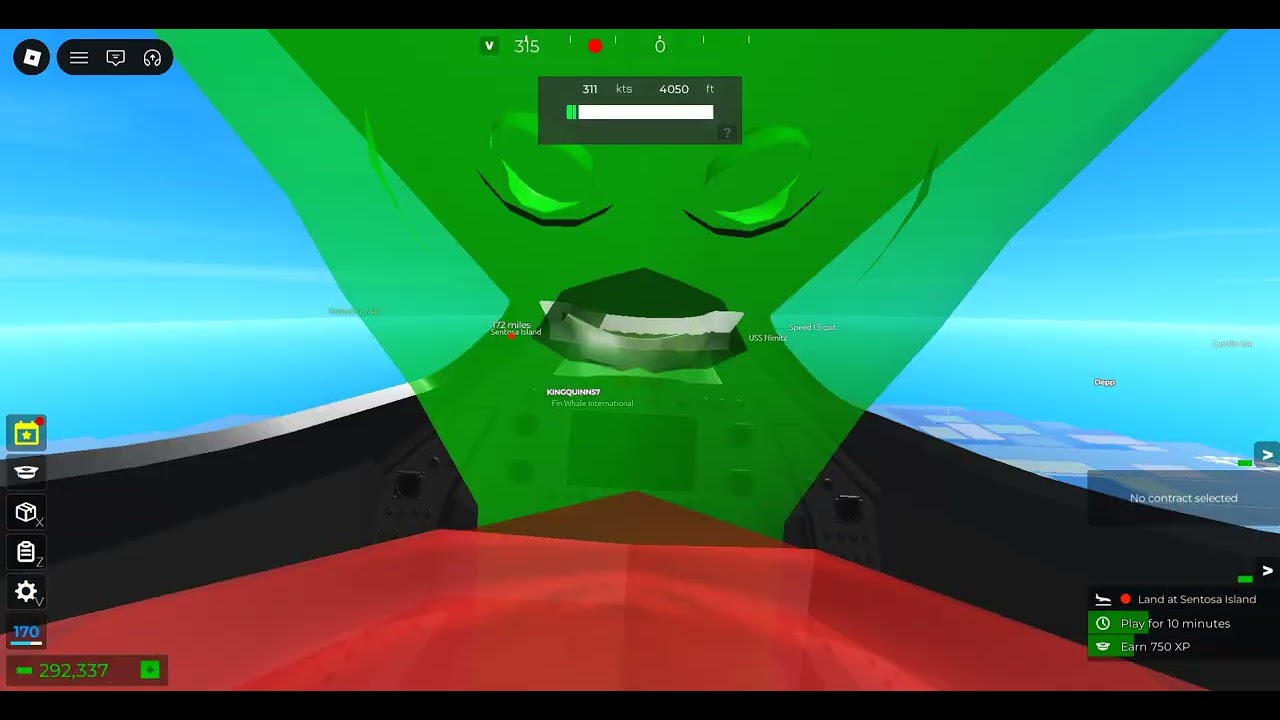 Invisible Plane In Airplane Simulator On Roblox