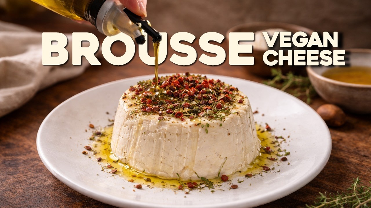 The Secret to TANGY and HERBAL Vegan Cheese: Provençal 'Brousse' Recipe