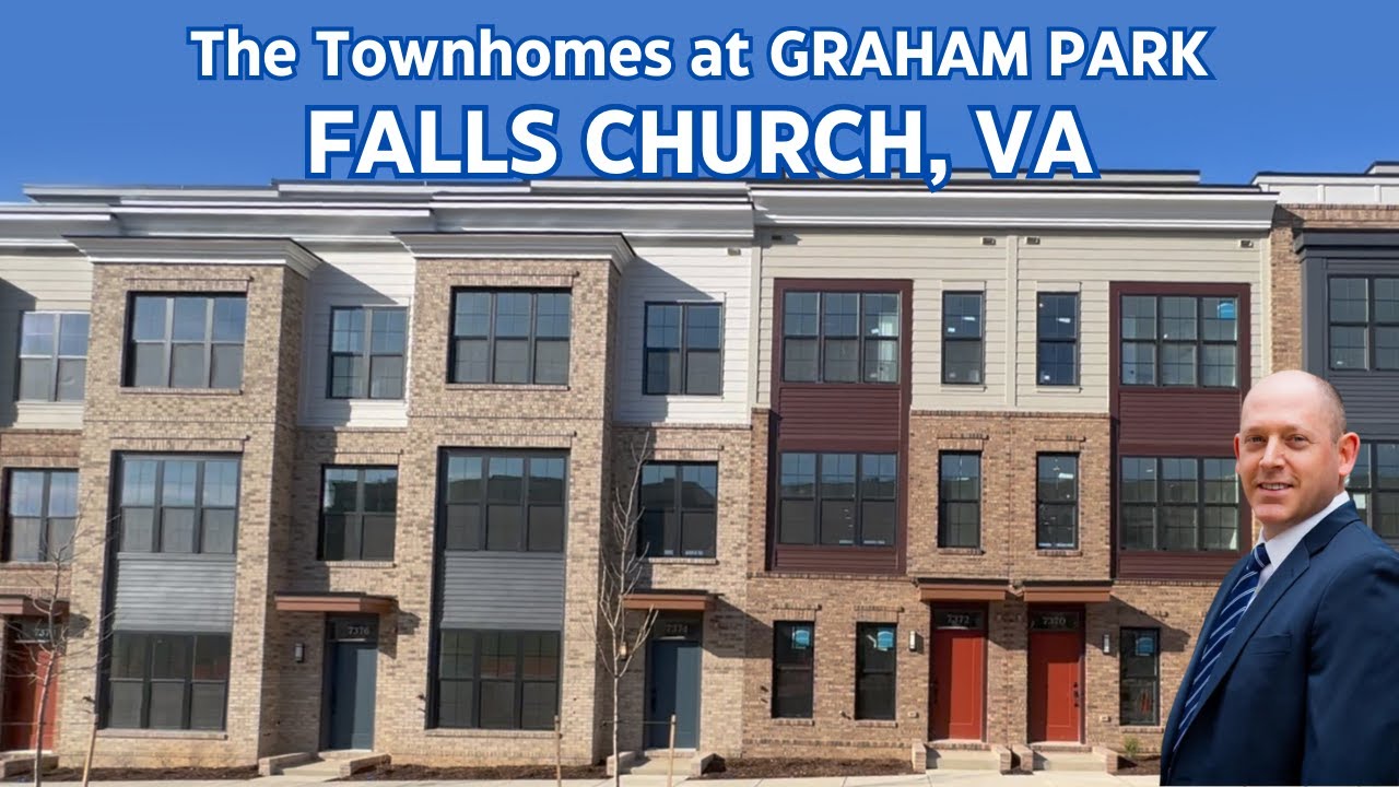Tour of Graham Park Townhomes by EYA Seven Corners Falls Church VA