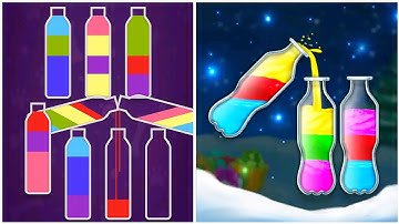 Water Sort Puzzle Gameplay 8, Android Games ios Walkthrough Simulator Think Brain Puzzle