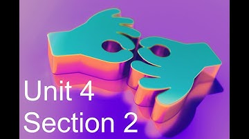 Unit 4 Section 2