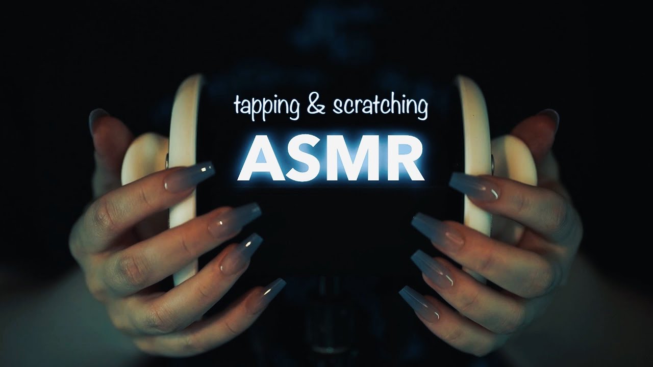 ASMR | binaural 3Dio Tapping & Scratching around your Head - no talking