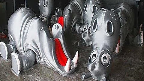 3D Print Timelapse - Bambu Lab P1S - Flexi Factory Turtle in 12 seconds