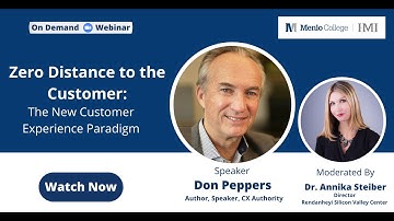 Zero Distance To The Customer: The New Customer Experience Paradigm