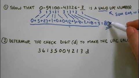 AMDM Validating UPC Codes.