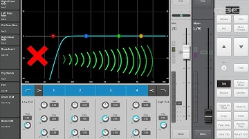 How to Use a High Pass Filter (or Low Cut Filter) on a TouchMix - Quick Tip