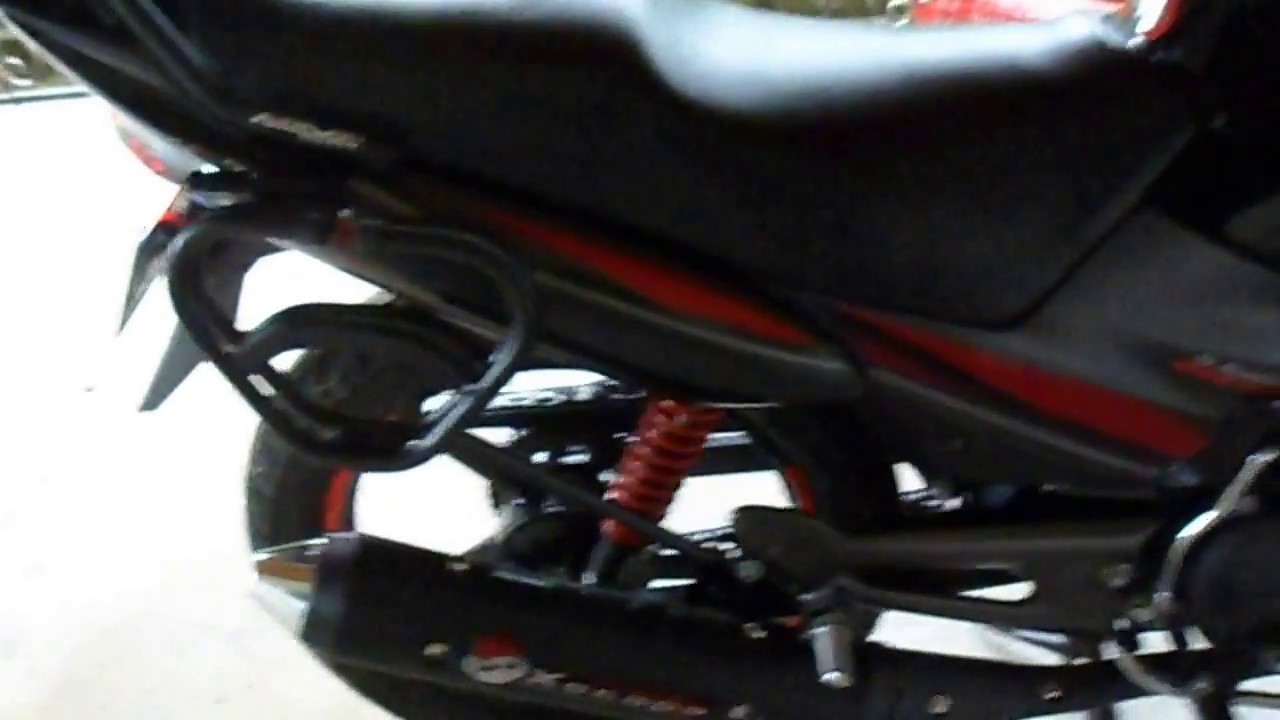 YBR 125 ss al corte -  Modificación de exhosto