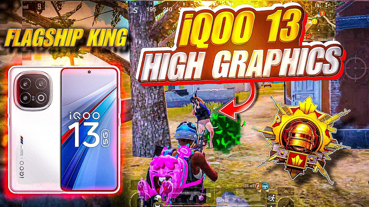 iQOO 13 BGMI TEST 120 FPS 🔥 WITH HIGH GRAPHICS SETTINGS FPS METER FULL ...