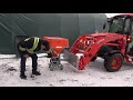 Arctic Snow Plows Salt Spreader (First Test)