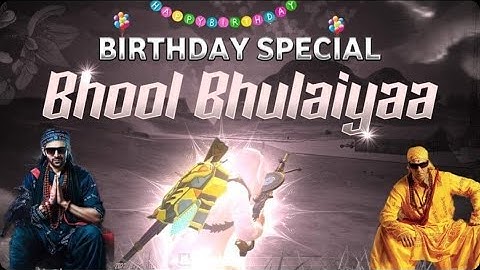 Birthday Special - Bhool Bhulaiyaa 2 - Best Beat Sync BGMI Montage | Best Pubg Edited Montage