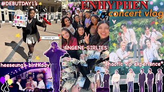 [ENGENE-log]: enhypen “fate” concert vlog 🧛🏻`¤°•. ⚔️ (dallas) *chaotic vip experience, grwm, etc.*
