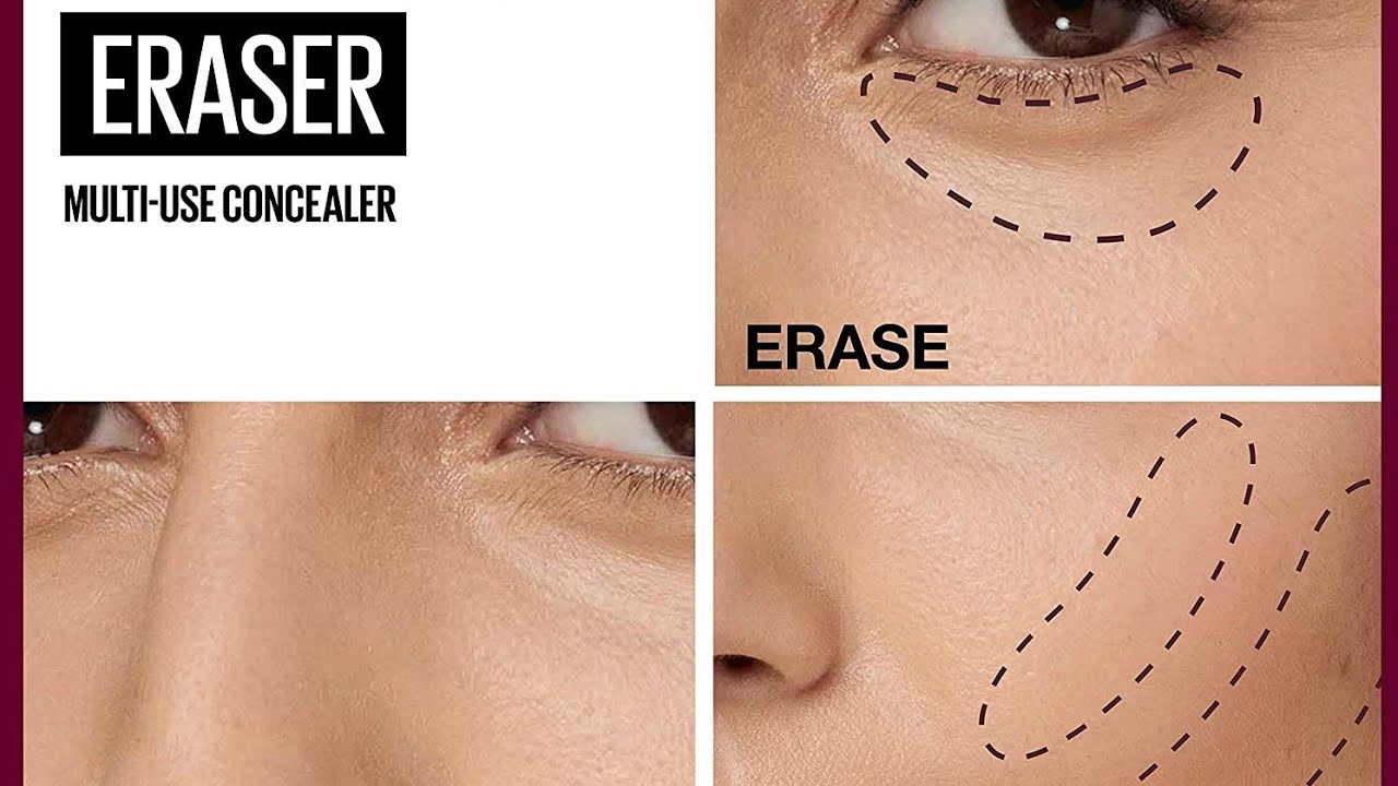 Maybelline Instant Age Rewind Eraser Dark Circles Treatment Multi-Use Concealer, Ivory, 0.2 Fl Oz