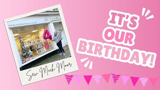 Sew Much Moor Turns 4! 🎉 Our Shop Story + Full Fabric Shop Tour