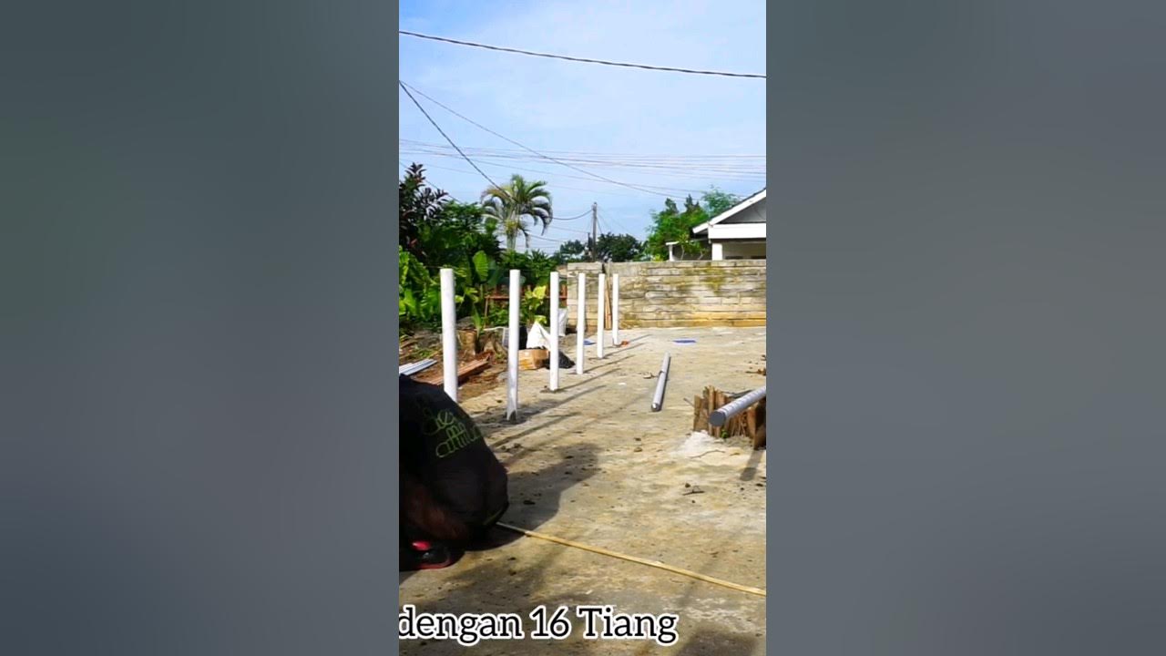 Tiang - Cara Membuat Green House Sederhana Panjang 10 Meter di Bogor #greenhouse #hidroponik #shorts Tiang - Cara Membuat Green House Sederhana Panjang 10 Meter di Bogor #greenhouse #hidroponik #shorts