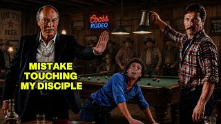 Big mistake bullying a woman in front of these two master and disciple | Lee Van Cleef