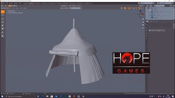 Modeling Base Camp Tent Blender283