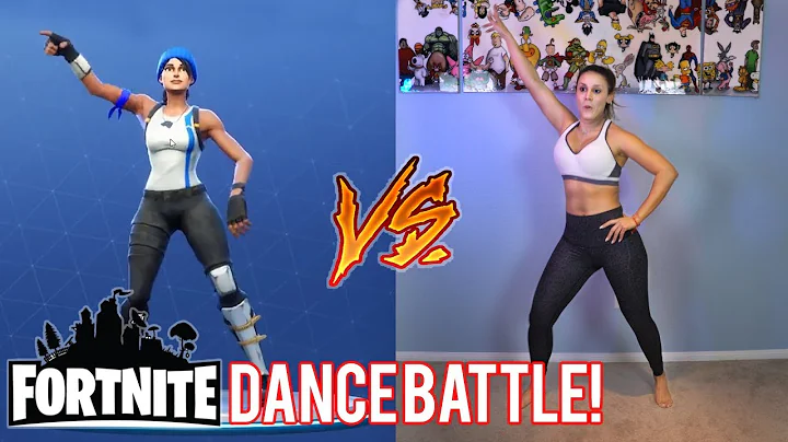 FORTNITE DANCE BATTLE! - (Real Life Vs Fortnite) |...