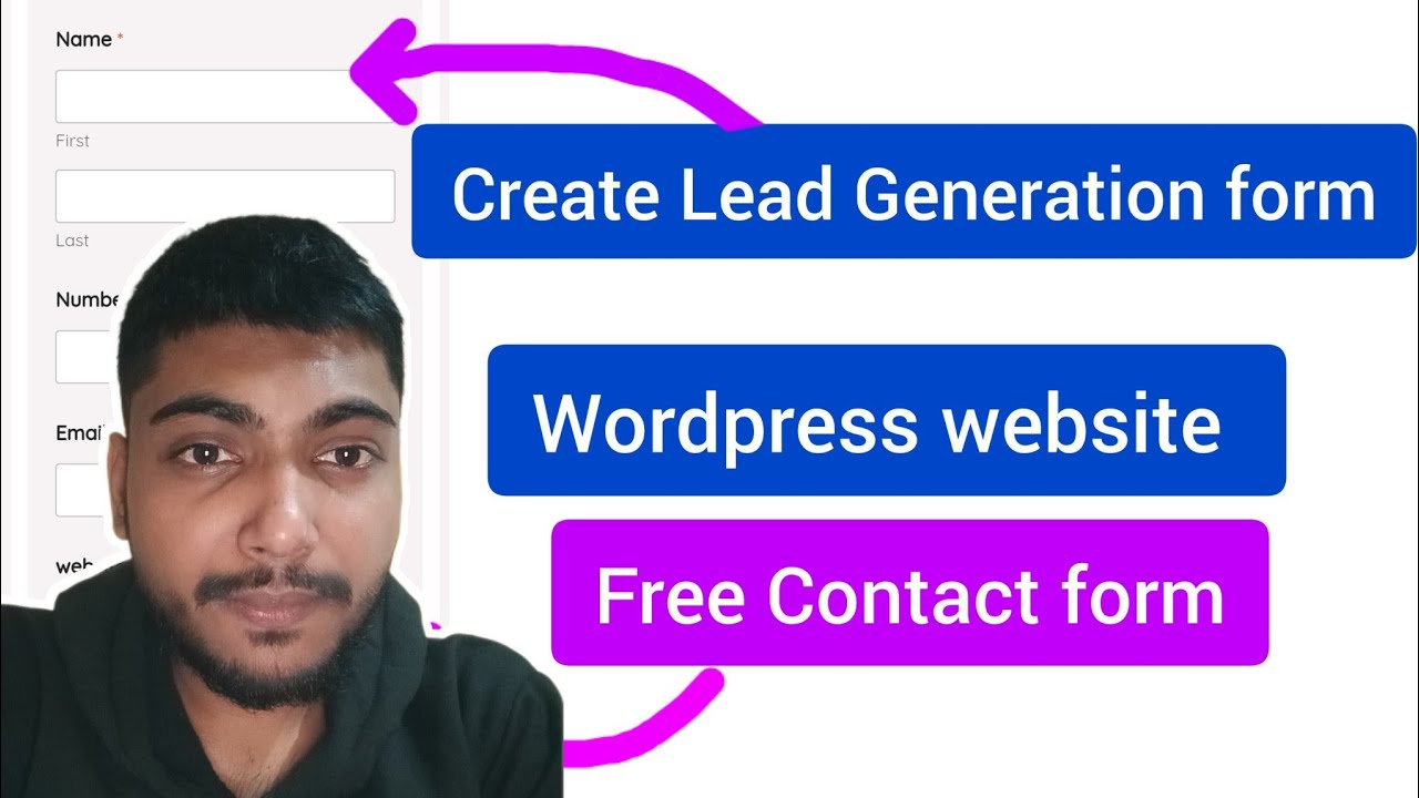 How to create a Lead Generation form on WordPress? Contact form kaise ...