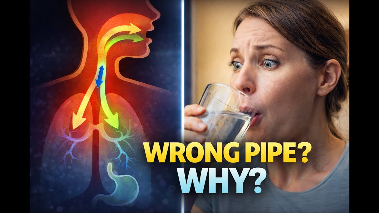When Food Goes Down the Wrong Pipe | Here's What's Happening - YouTube