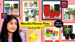 *Viral* Flower Pots Haul Meesho Starts@Rs100 | Meesho Planter Review | Meesho Flower Pots #meesho screenshot 3