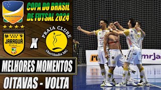 Jaraguá X Praia Clube | Oitavas | Jogo de Volta | Copa do Brasil de Futsal 2024 (25/05/2024)