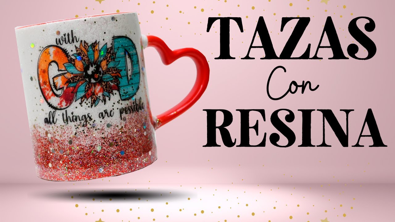 TAZAS CON RESINA  