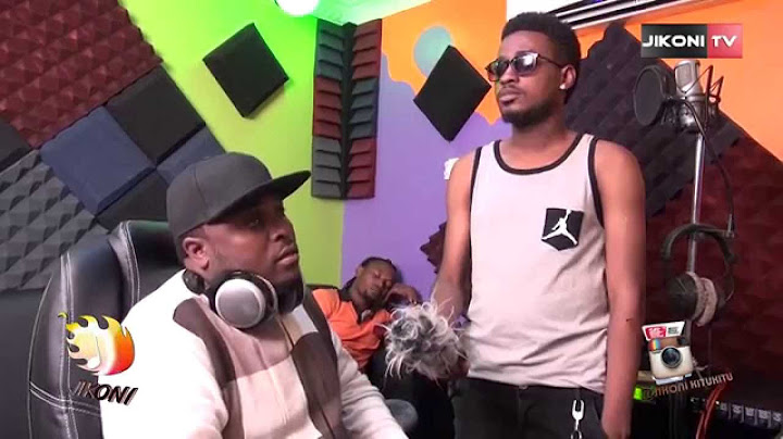 JIKONI WITH  MAN WATER PRODUCER OF HITS SONG OF  OMMY DIMPOZ AND CHRISTIAN BELLA